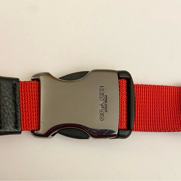 Coach Belt Bag/Fanny, Bright Cherry Multi/gunmetal EUC! *No handtag* - Picture 8 of 8